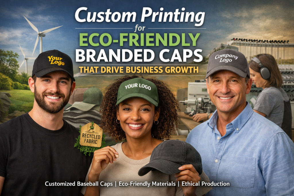 Custom Printing Guide for Eco-Friendly Branded Caps