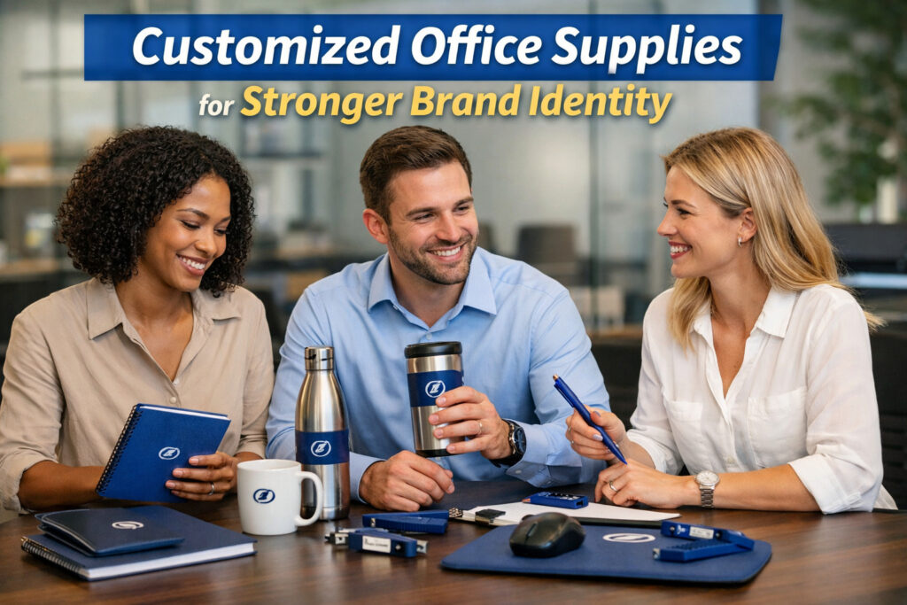 Customized Office Supplies That Strengthen Brand Identity