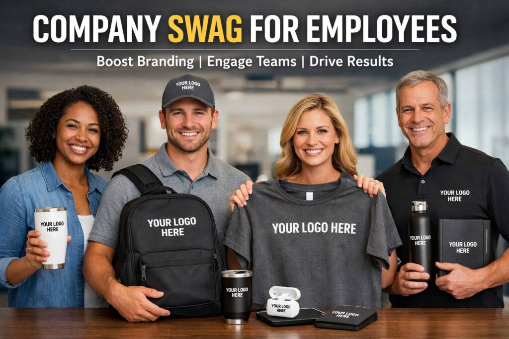 Company Swag for Employees: Complete B2B Guide