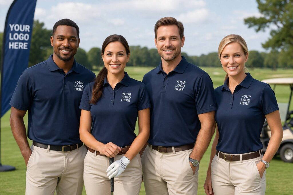 Design Custom Golf Polo for Business Branding