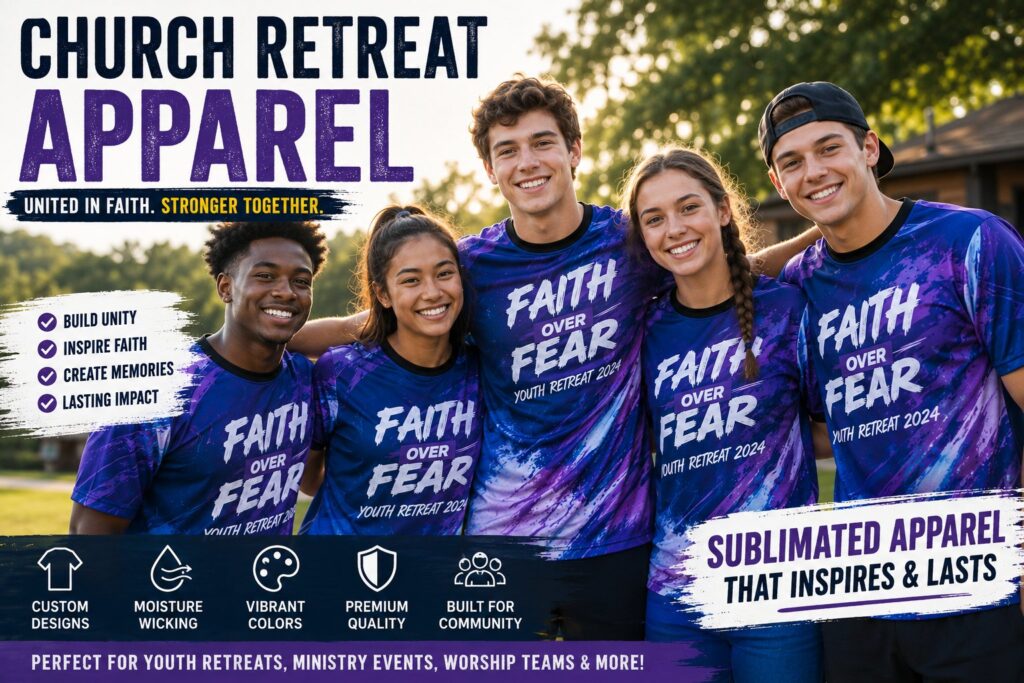 Church Retreat Apparel Guide: Custom Jerseys & Apparel