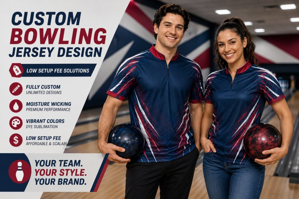 Custom Bowling Jersey Design for Teams and Brands