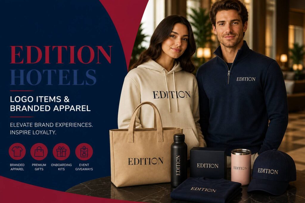 Edition Hotels Logo Items: Branded Apparel Guide