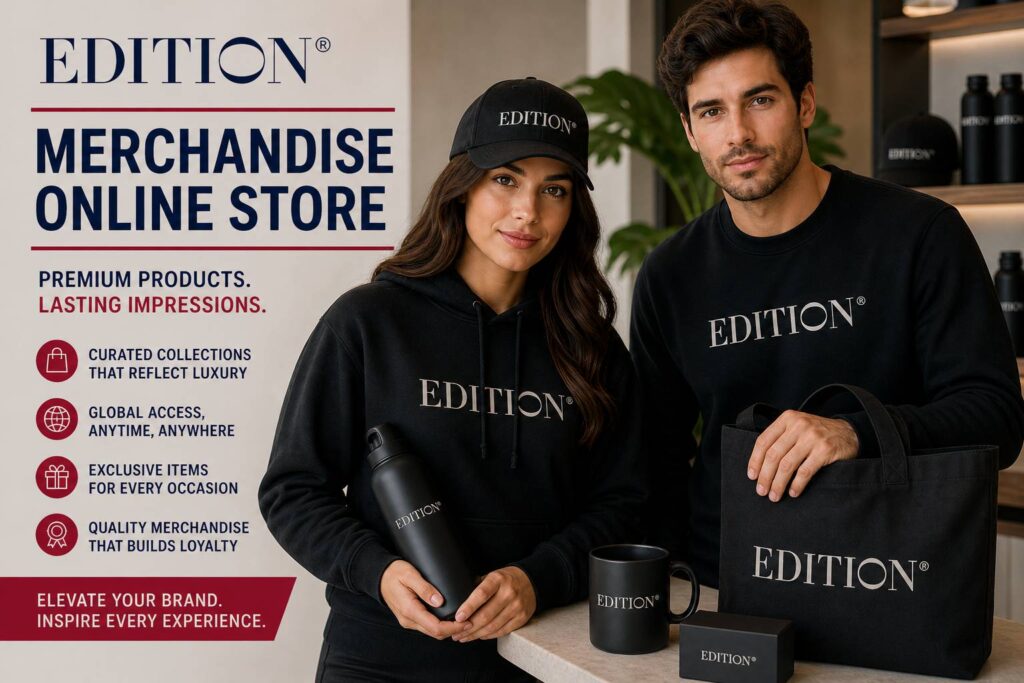 Edition Hotels Merchandise Online Store Guide