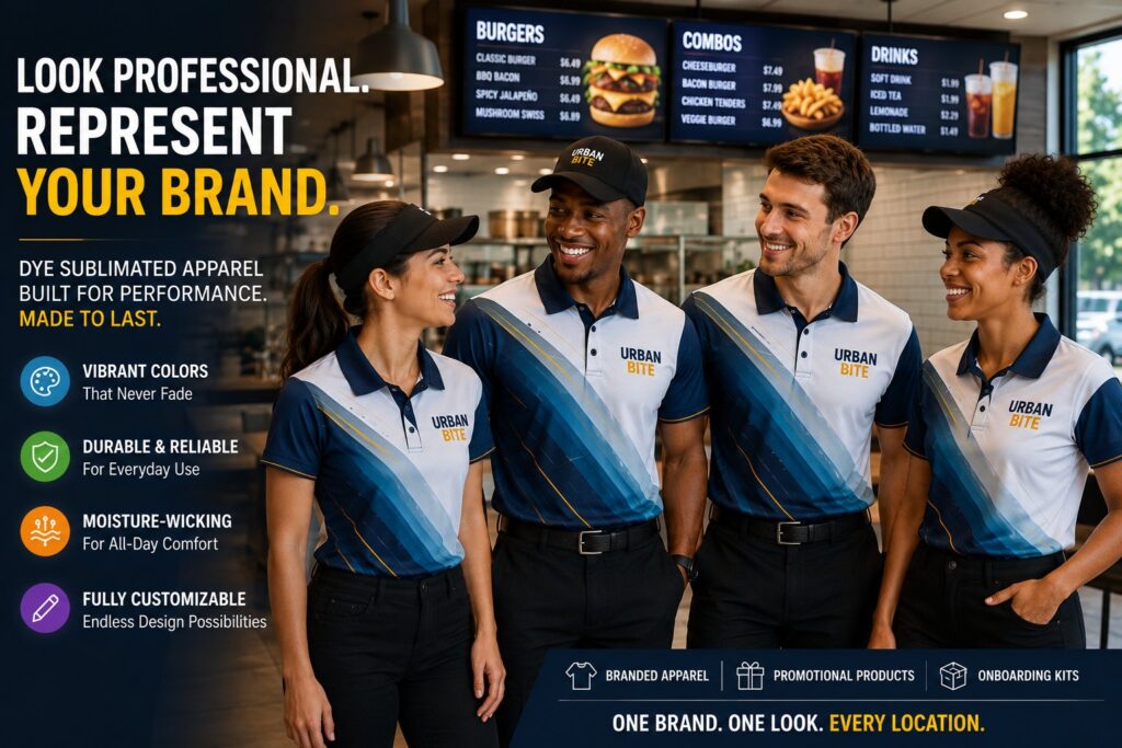 Fast Food Apparels and Full Dye Sublimation