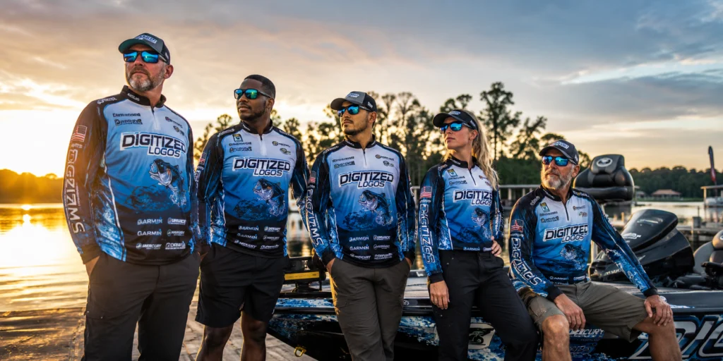 Fishing Team Shirts for Custom Brand Visibility