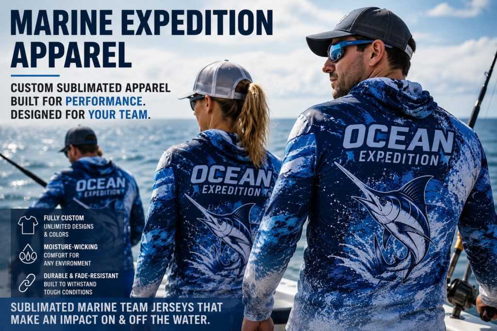 Marine Expedition Apparel: Custom Sublimated Team Solutions