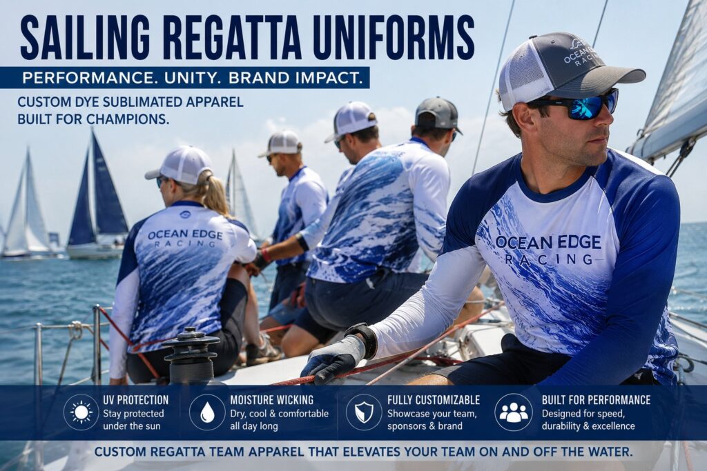 Sailing Regatta Uniforms for Professional Racing Teams