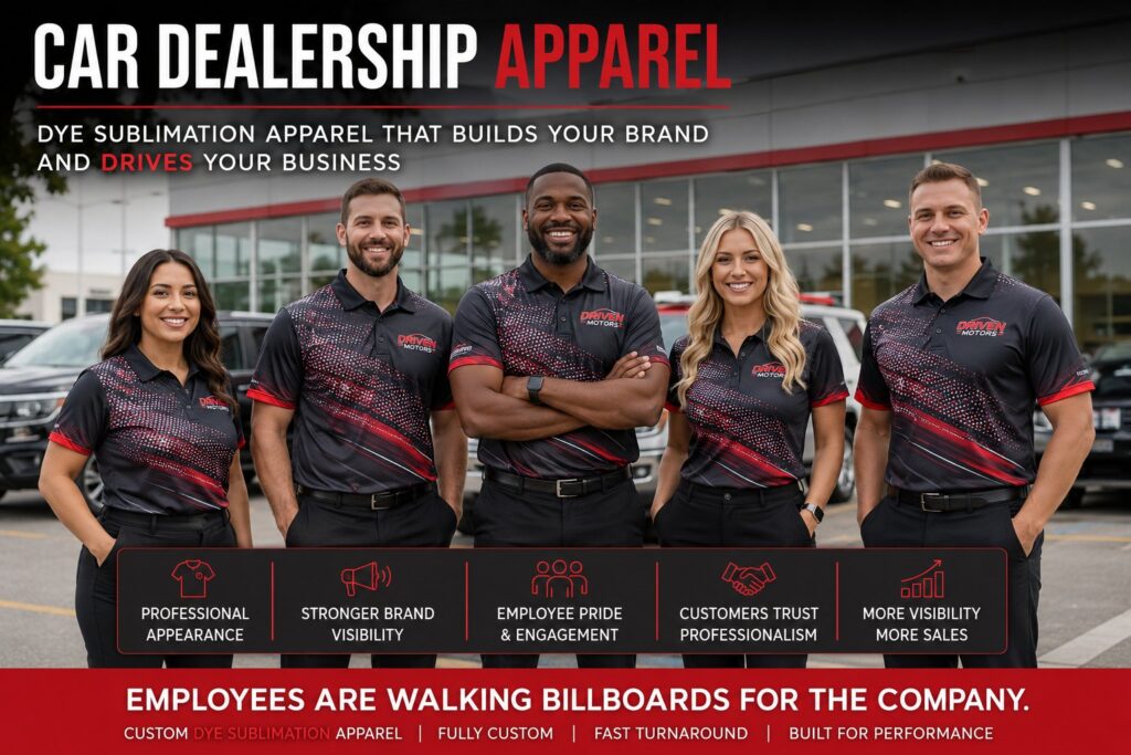 Car Dealership Apparel: How Branded Workwear Drives Visibility, Trust, and Sales