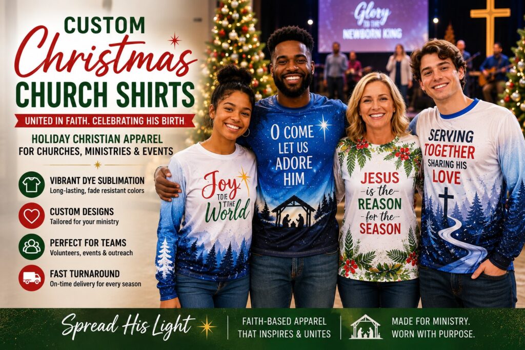 Christian Christmas Apparel for Churches & Events