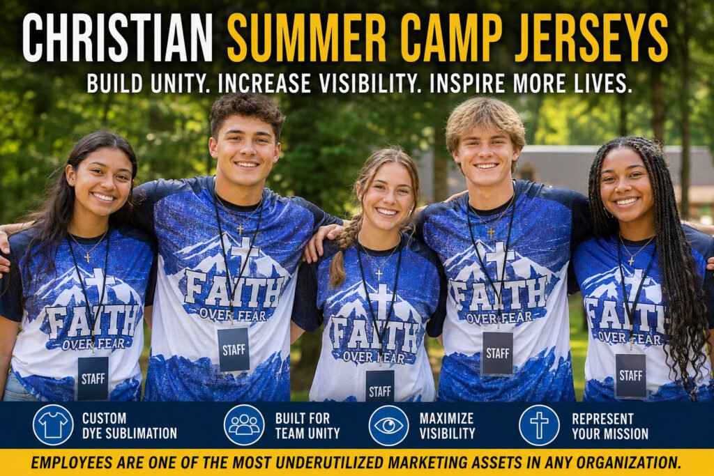 Christian Summer Camp Jerseys for Visibility & GrowthChristian Summer Camp Jerseys for Visibility & Growth