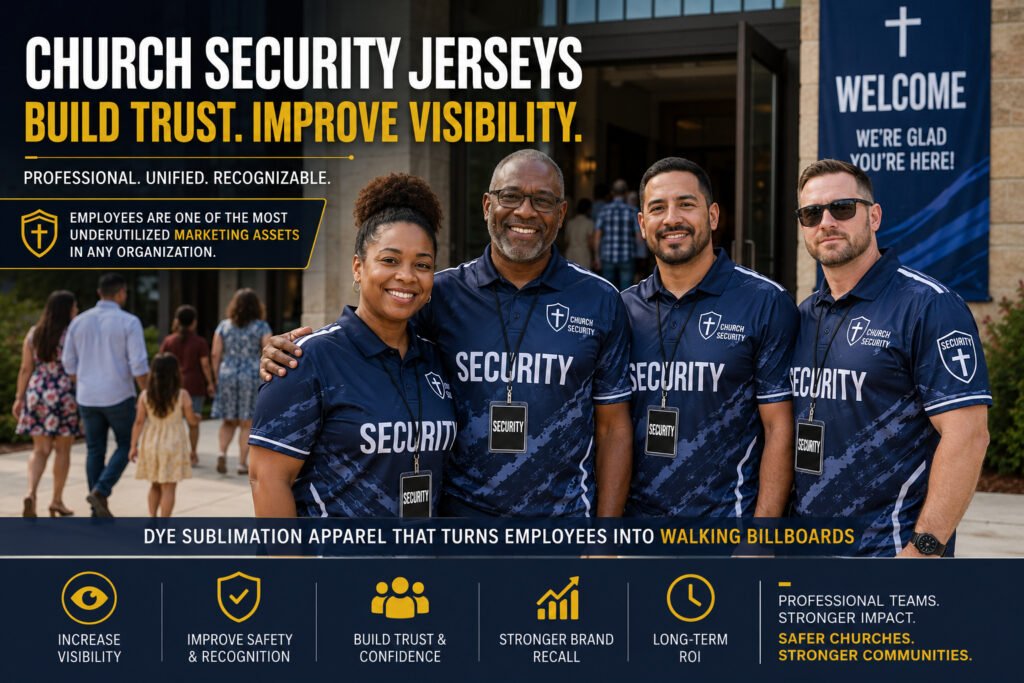 Church Security Jerseys That Build Trust & Brand Visibility