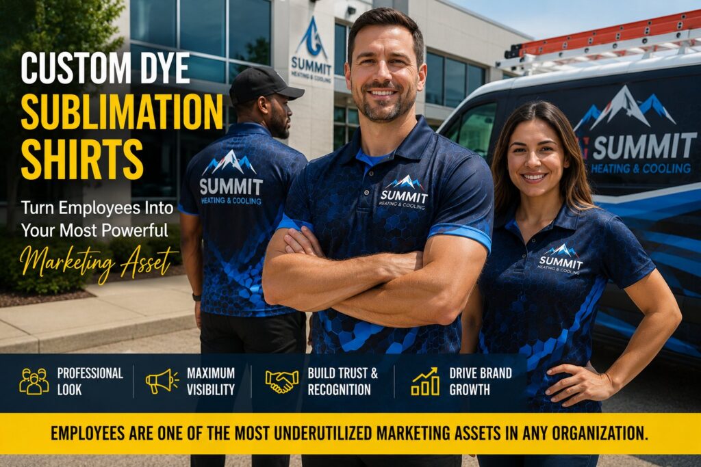 Custom Dye Sublimation Shirts for Brand Visibility