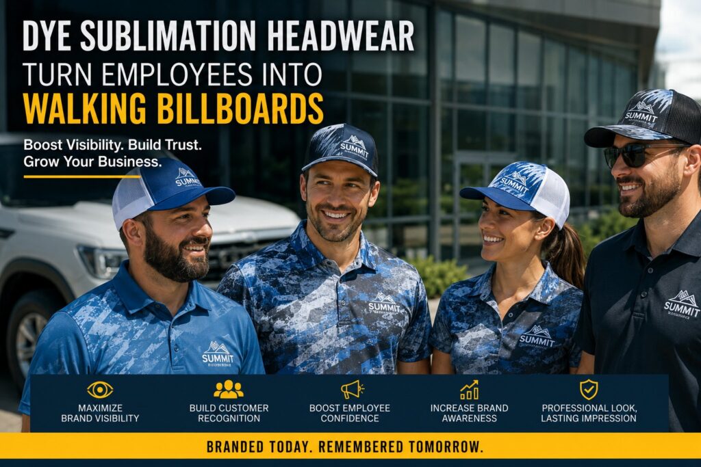 Dye Sublimation Headwear for Smarter Brand Visibility