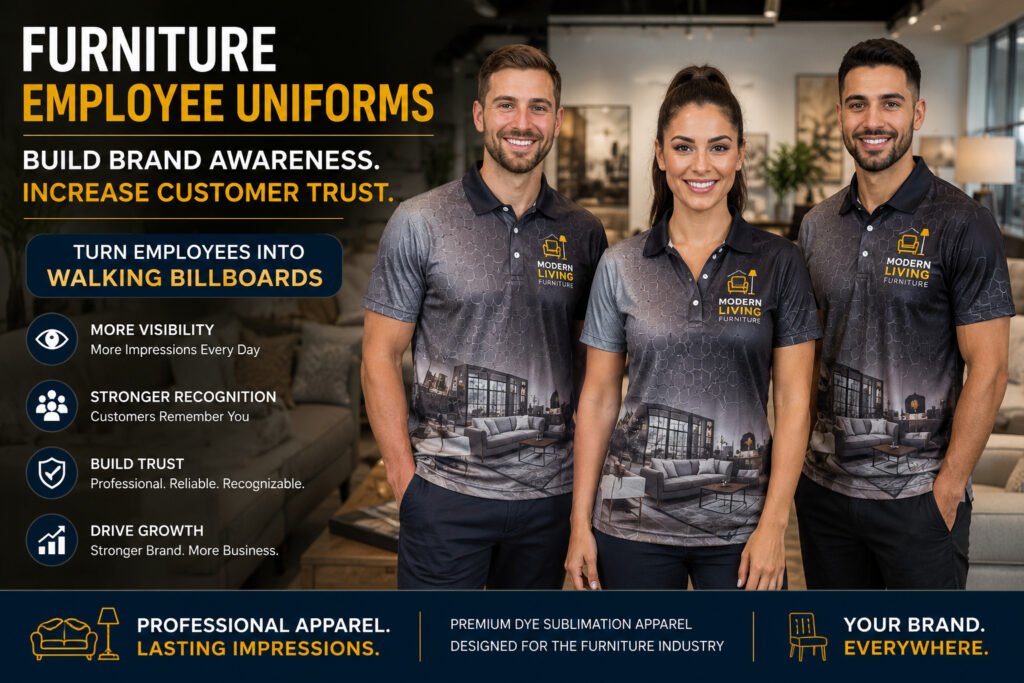 Furniture Employee Uniforms That Build Brand Awareness