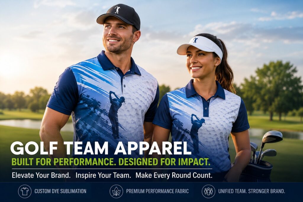 Golf Team Apparel: Complete Guide to Golf Team Branding with Custom Dye Sublimation Apparel