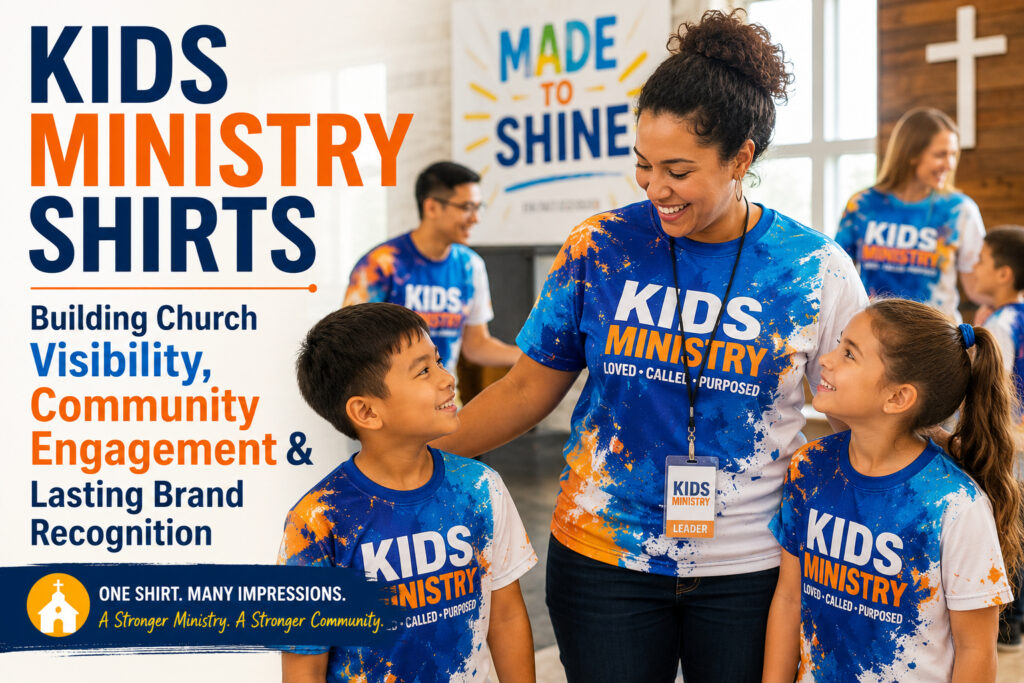 Kids Ministry Shirts That Build Church Brand Recognition