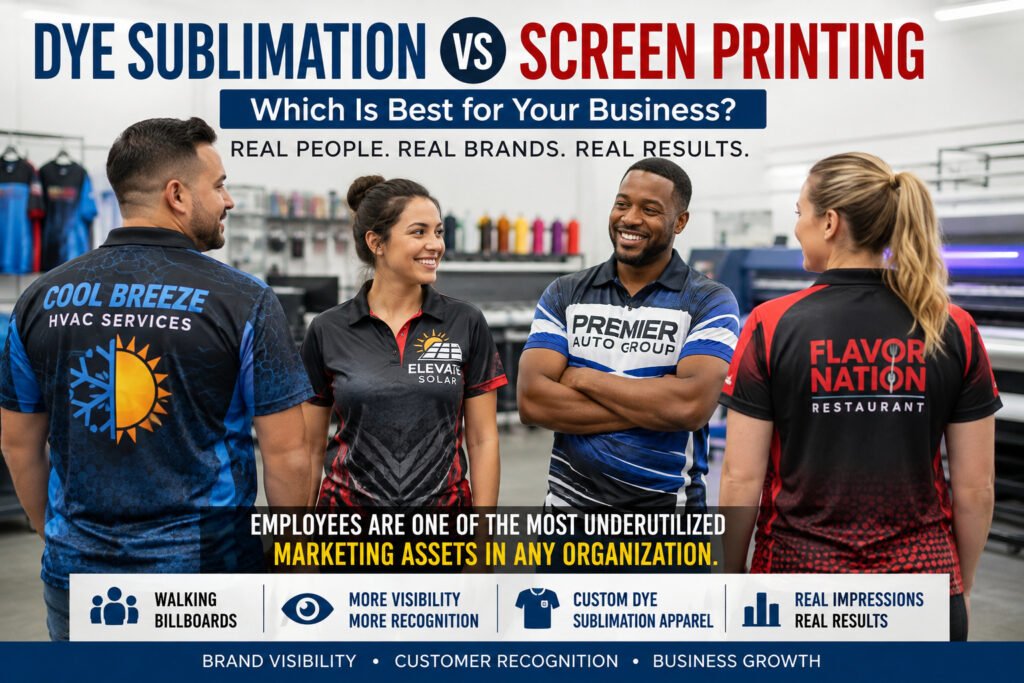 Dye Sublimation vs Screen Printing: Which Is Best?