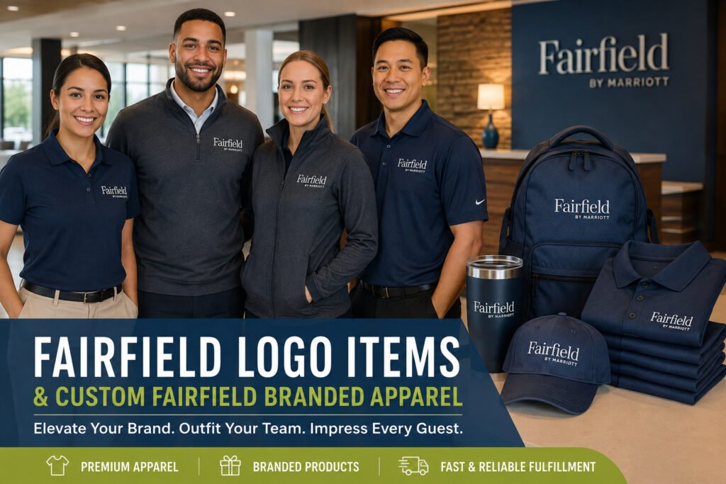 Fairfield Logo Items | Custom Fairfield Branded Apparel