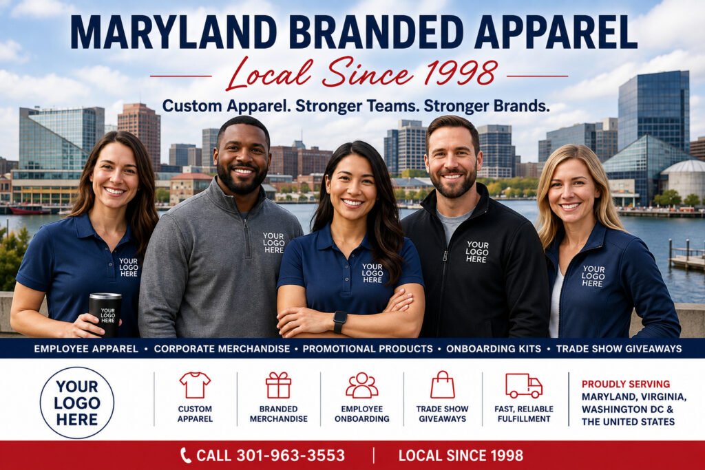 Maryland Branded Apparel | Local Expertise Since 1998
