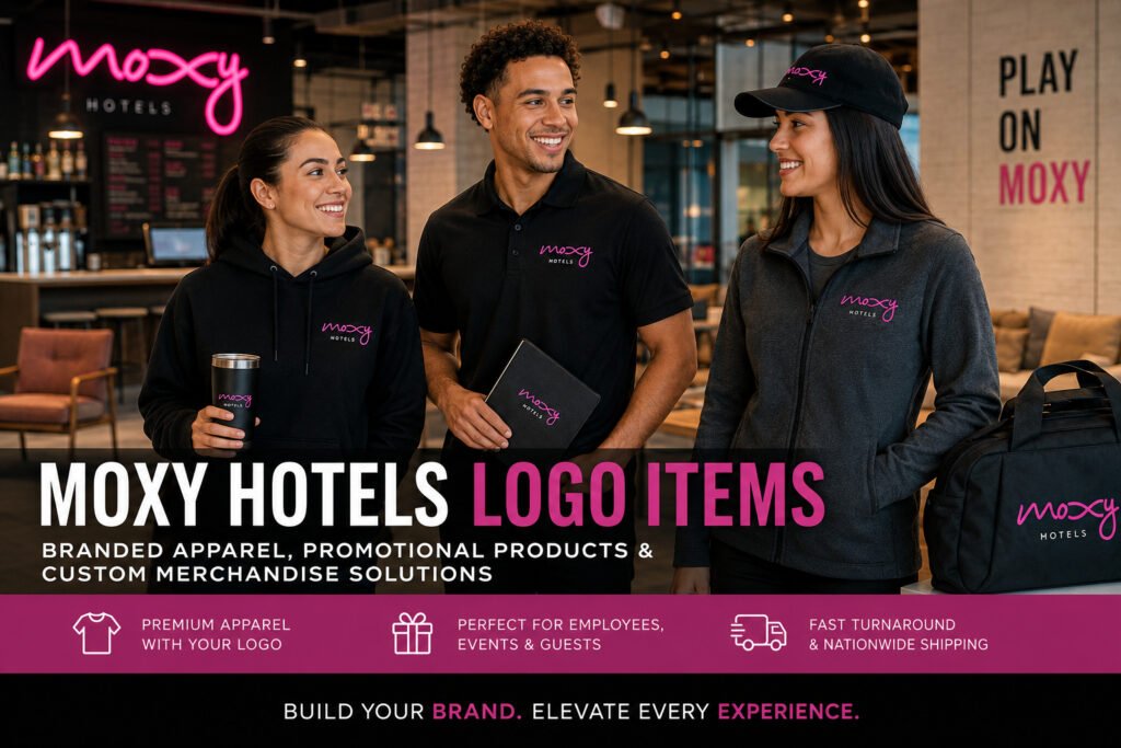 Moxy Hotels Logo Items | Custom Branded Apparel