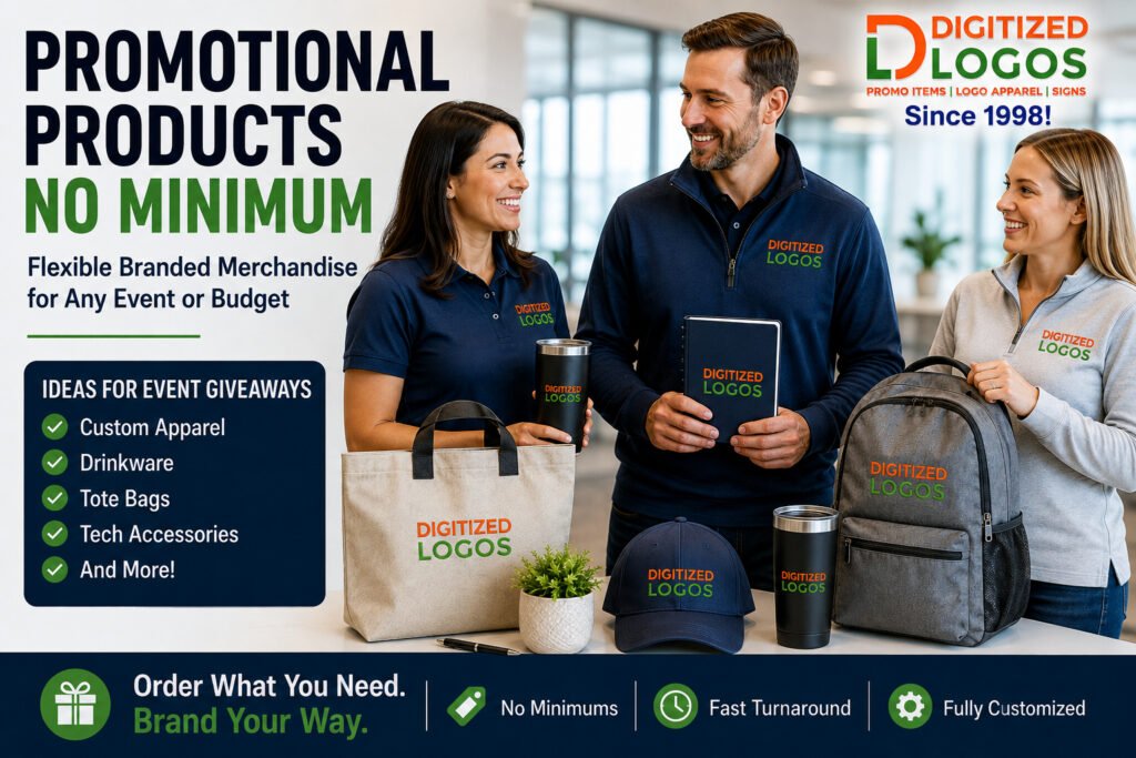 Promotional Products No Minimum: Flexible Brand Swag