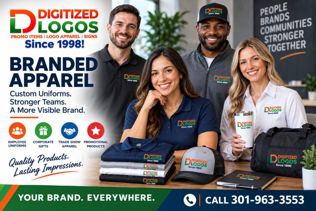 Branded Apparel and Custom Uniforms for Business
