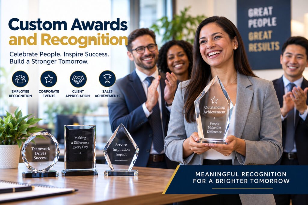 Custom Awards and Recognition for Business Success