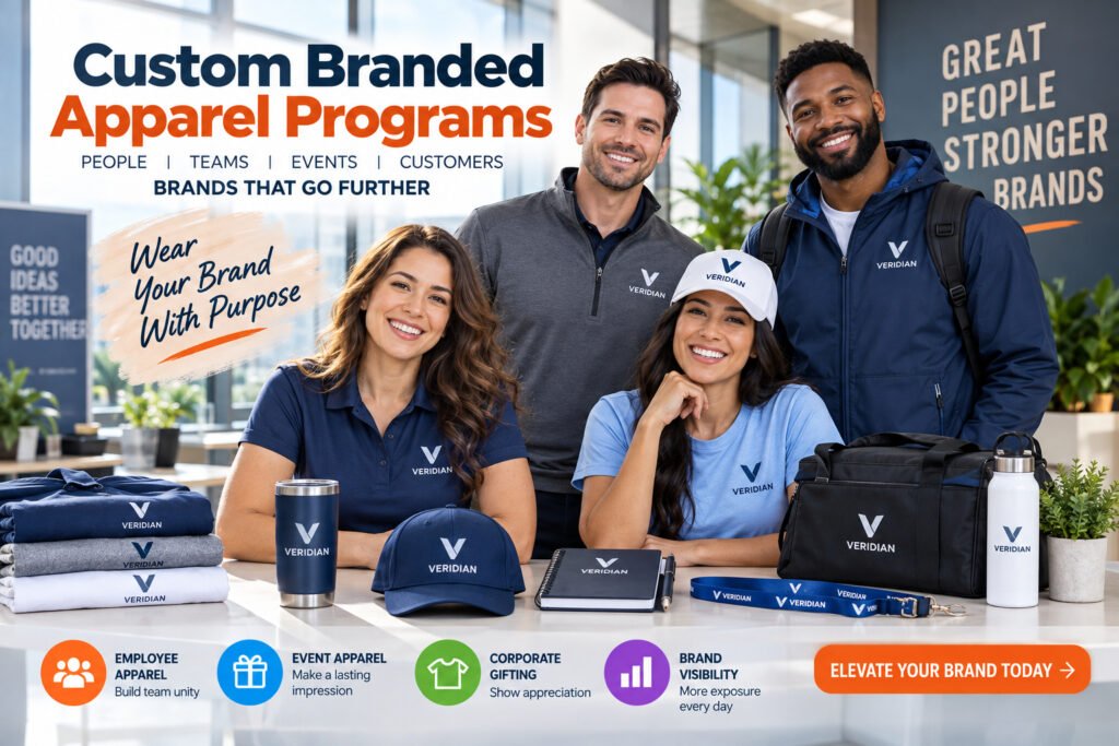 Custom Branded Apparel Programs for Modern Businesses