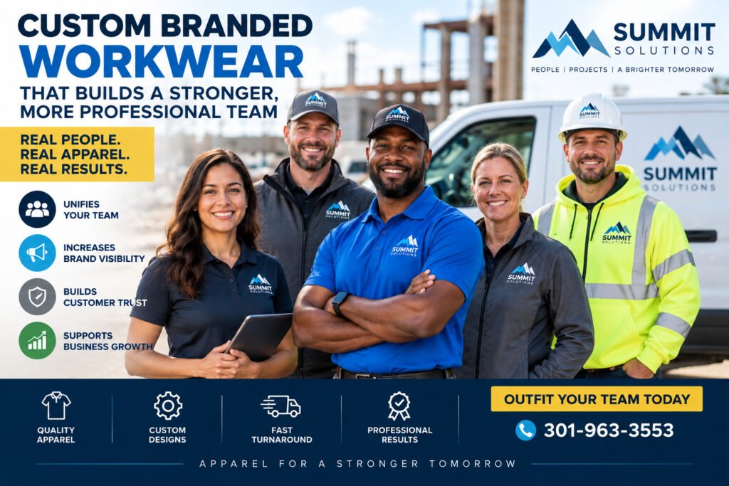Custom Branded Workwear That Builds a Stronger Brand