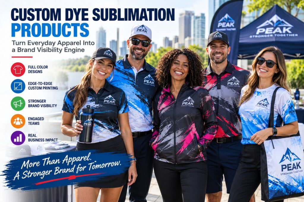 Custom Dye Sublimation Products for Brand Visibility