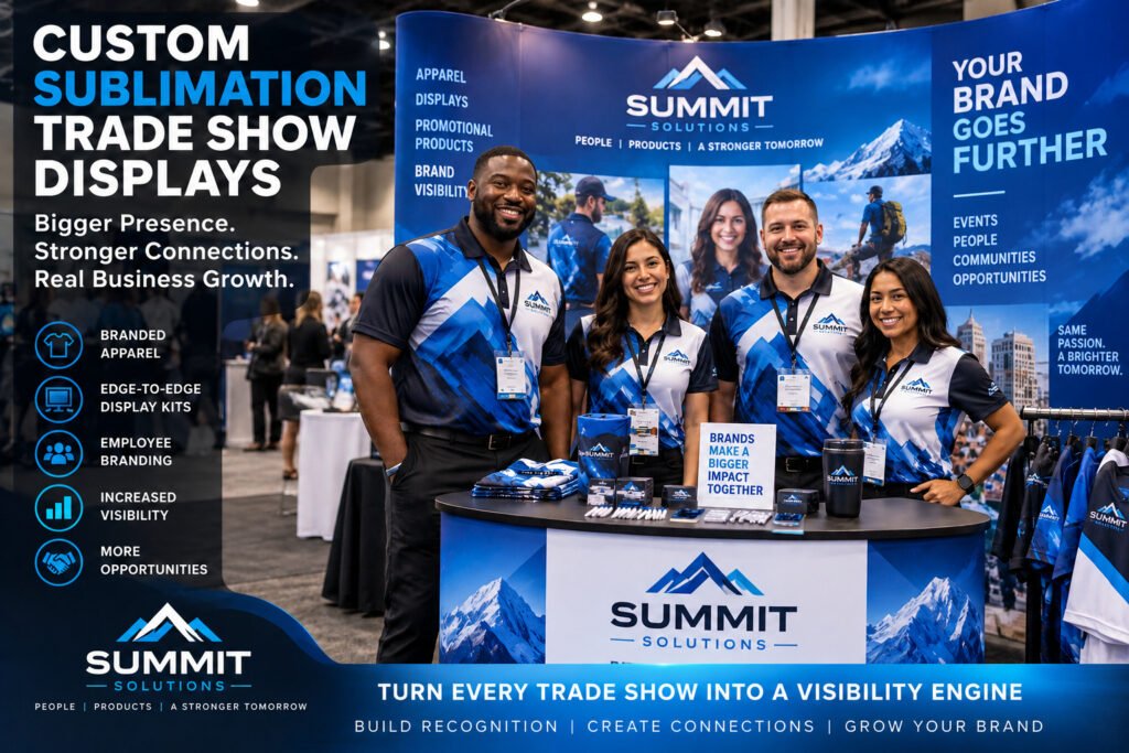 Custom Sublimation Trade Show Displays That Build Visibility
