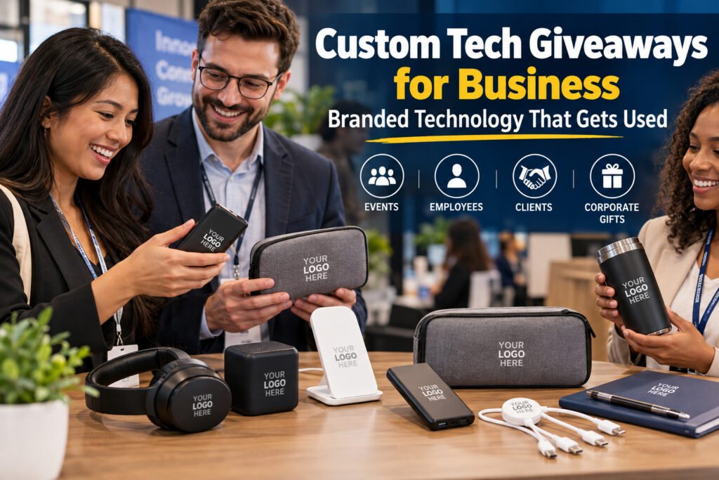 Custom Tech Giveaways: Branded Technology for Business