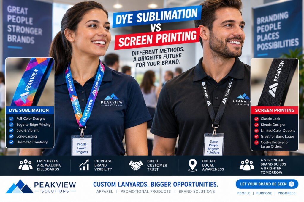 Dye Sublimation vs Screen Printing for Brand Visibility