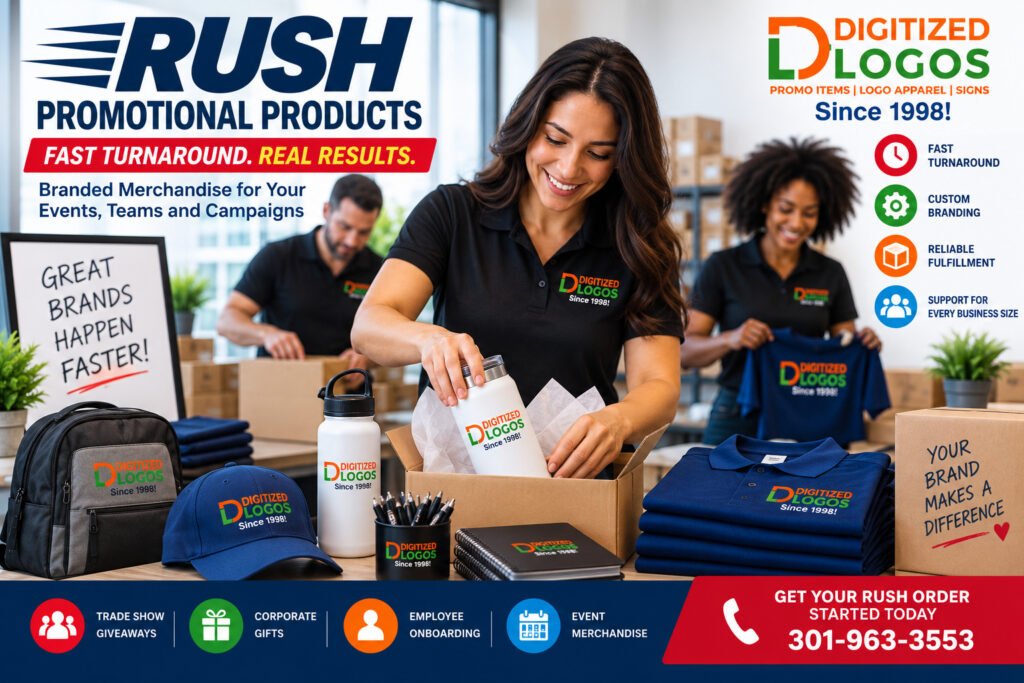 Rush Promotional Products for Fast Business Needs
