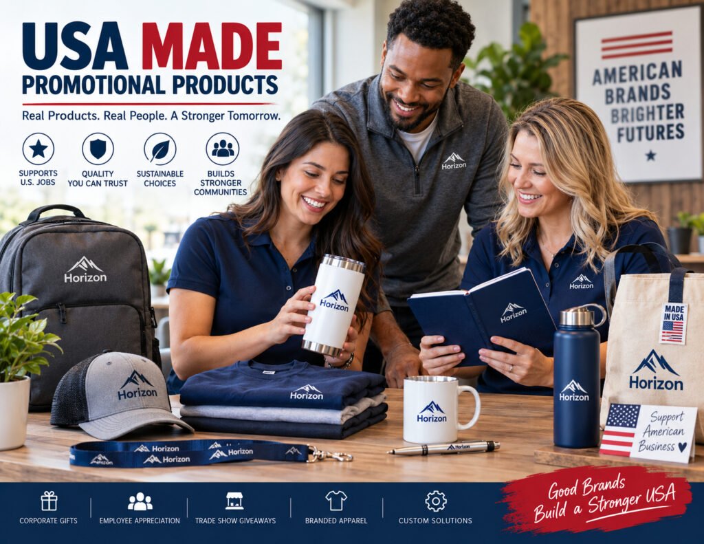 USA Made Promotional Products for Business Branding